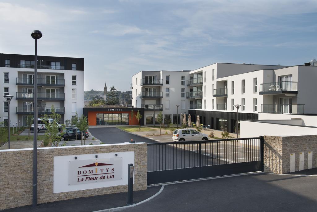 Domitys La Fleur De Lin Aparthotel Landerneau Exterior foto